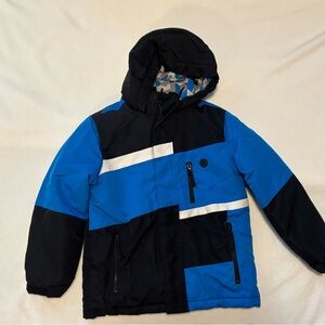 Kids Blue and Black Winter Jacket
